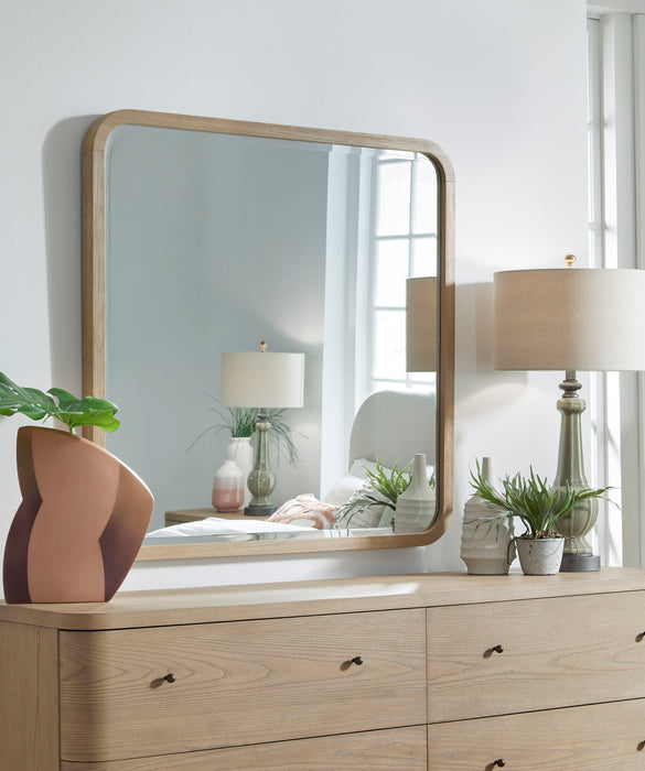 Penny Drs Mirror - Buff Cream