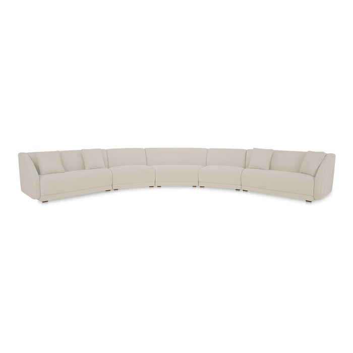 Fraser - 5 Piece Modular Sectional - White