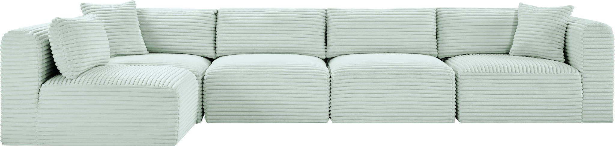 Shaggy - 5 Piece Modular Sectional