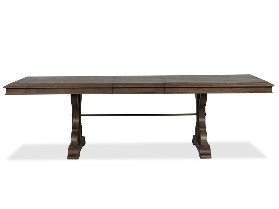 Jubilee - Extendable Trestle Dining Table - Brown