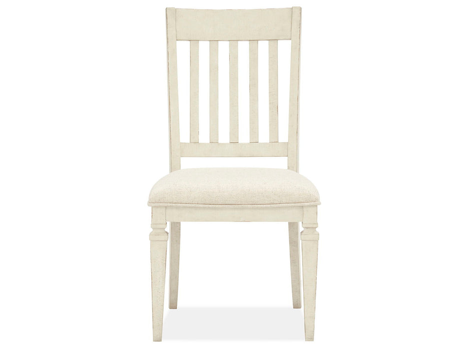 Newport - Dining Side Chair With Upholstered Seat (Set of 2) - Alabaster
