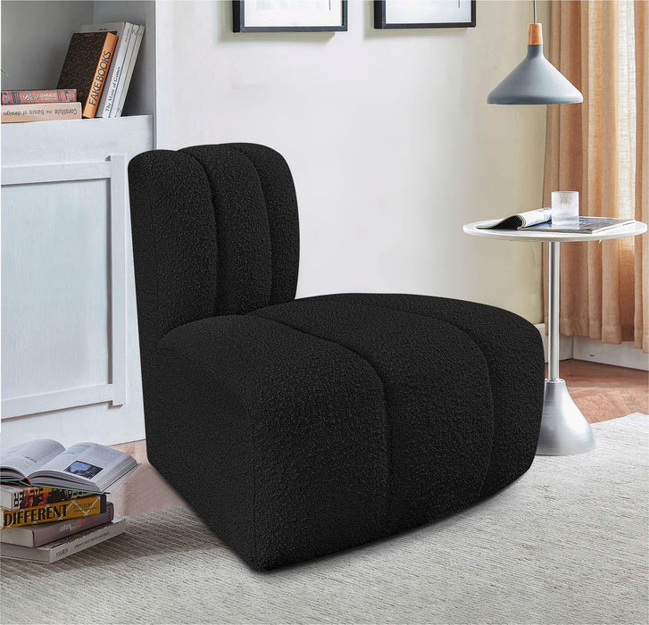 Arc - Boucle Fabric Reverse Corner