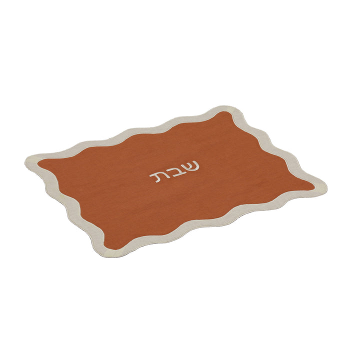Organic Cotton / Linen Wavy Challah Cover