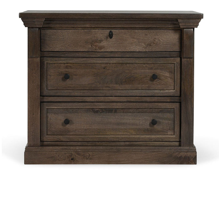 Adelaide - Wood 3 Drawer Nightstand - Cocoa Brown