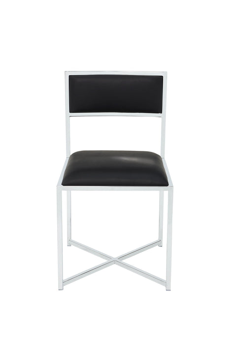 Amalfi X Base Chair -Soot/Chrm
