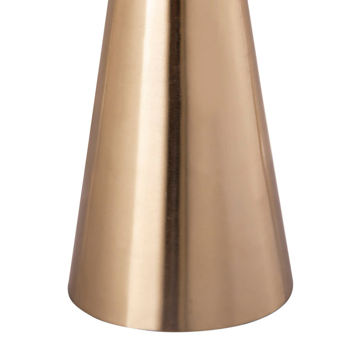 Addyson - Marble Side Table - Dark Gray