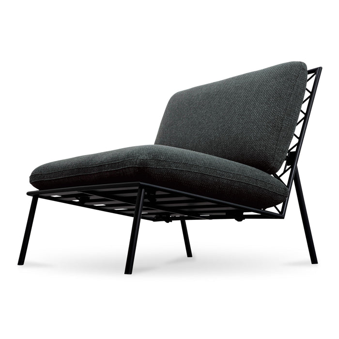 Salma - Outdoor Accent Chair - Charcoal