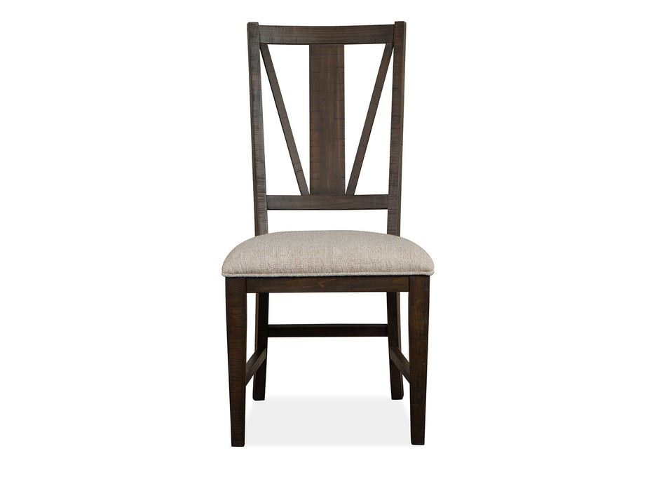 Westley Falls - Dining Side Chair With Upholstered Seat (Set of 2) - Graphite