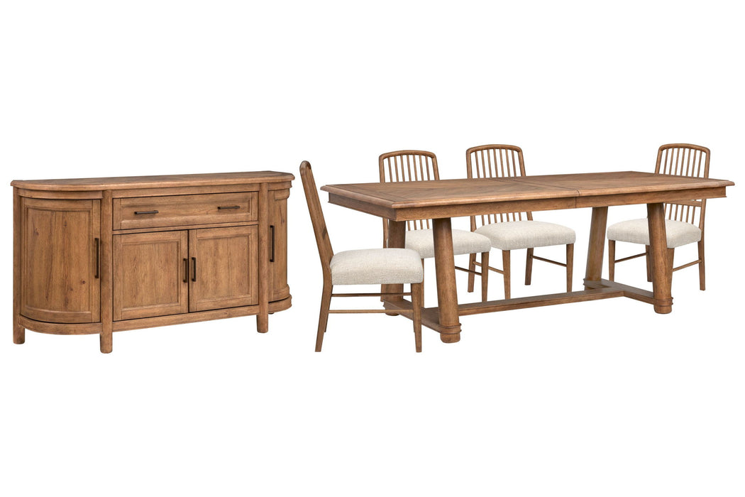 Woodward - Trestle Extendable Dining Table Set