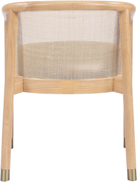 Sylvan - Vegan Leather Dining Chair (Set of 2) - Natural Frame