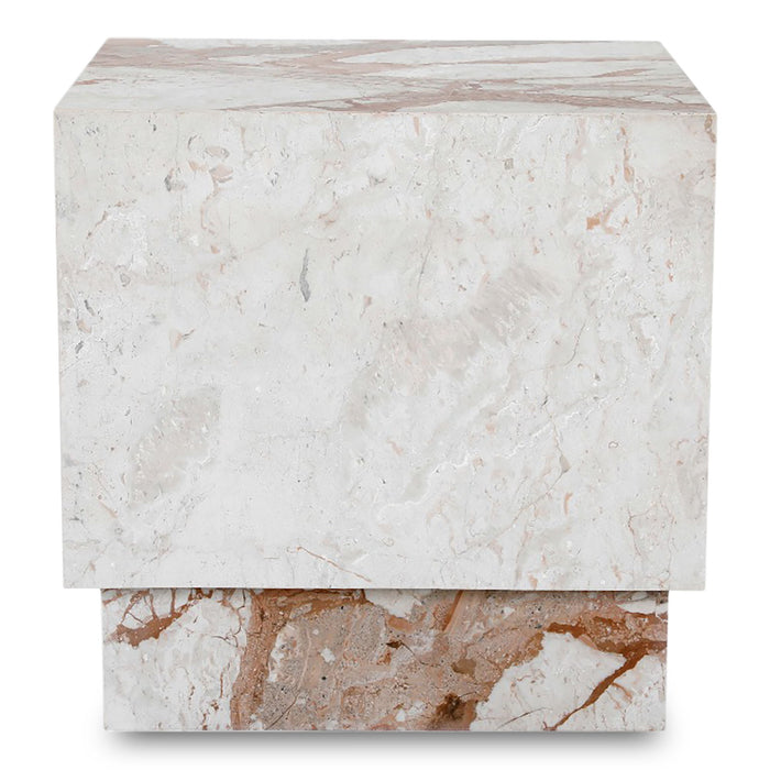 Layla - Side Table - Breccia Marble