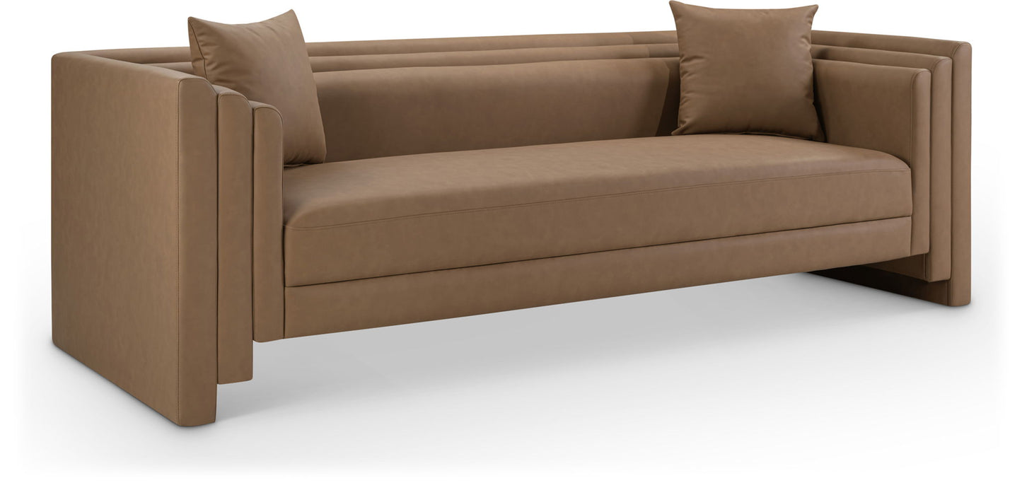Everett - Vegan Leather Upholstered Sofa