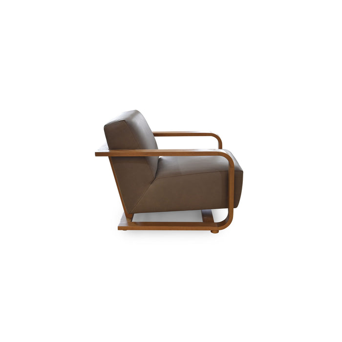 Eckersley - Lounge Chair - Cool Brown