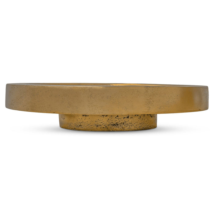 Abel - Cast Aluminum Catchall - Aged Brass