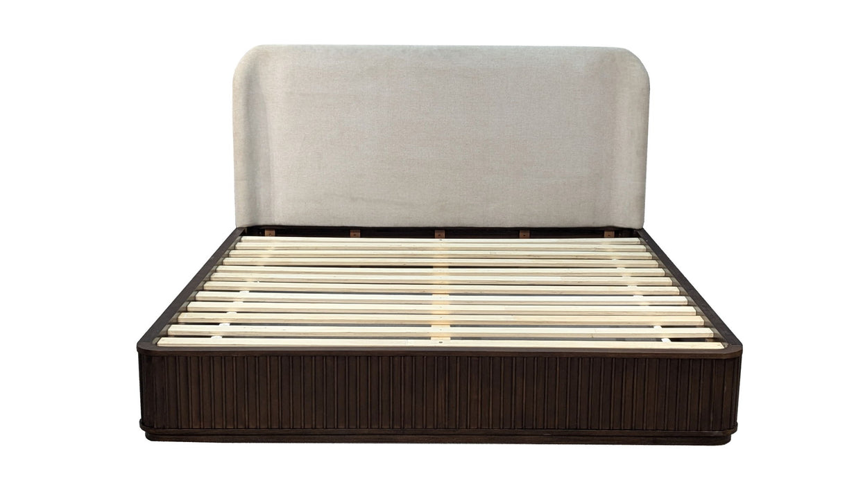 Penny Fluted FL Bed - Ch Ms