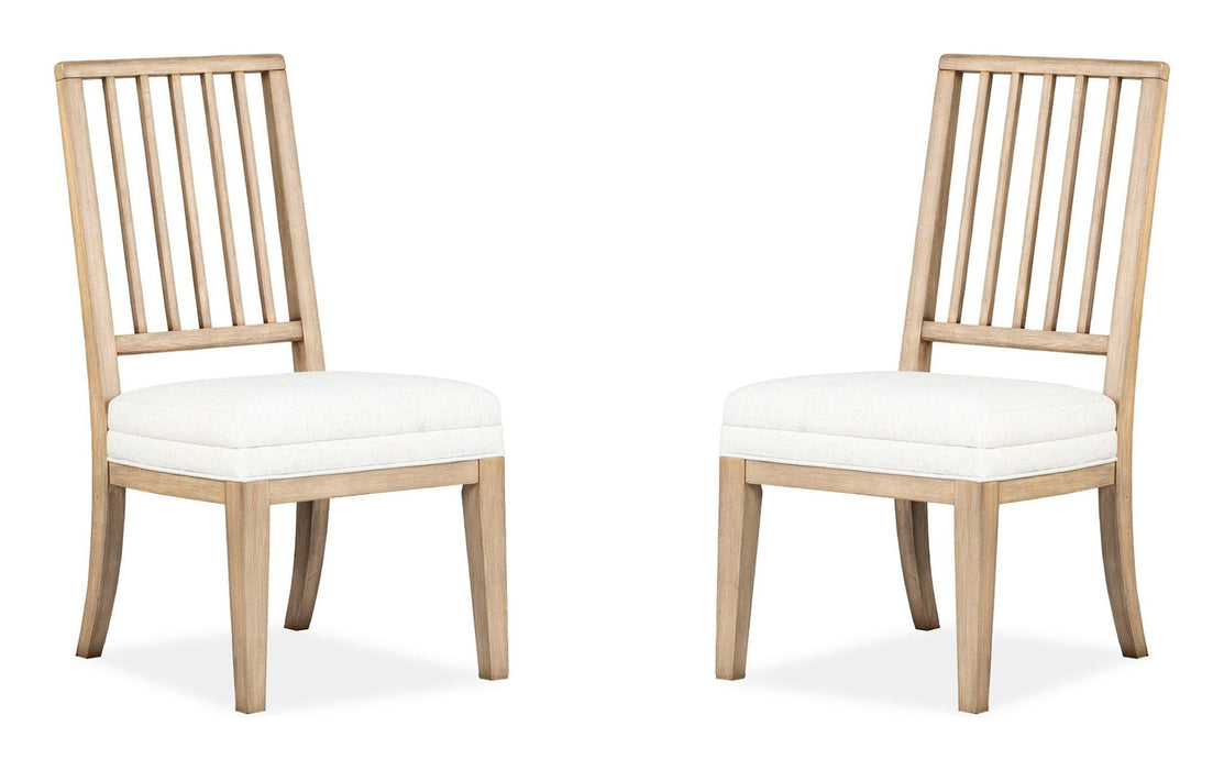 Coventry - Upholstered Side Chair With Solid Wood Back (Set of 2) - Honey Maple