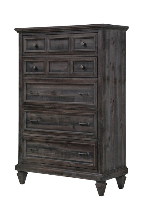 Calistoga - 5 Drawer Chest - Weathered Charcoal