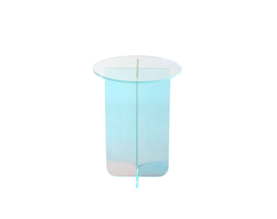 Fomo Sml End Table - Iridescnt