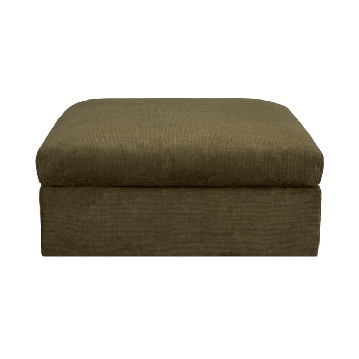 Swift - Storage Ottoman - Dark Green
