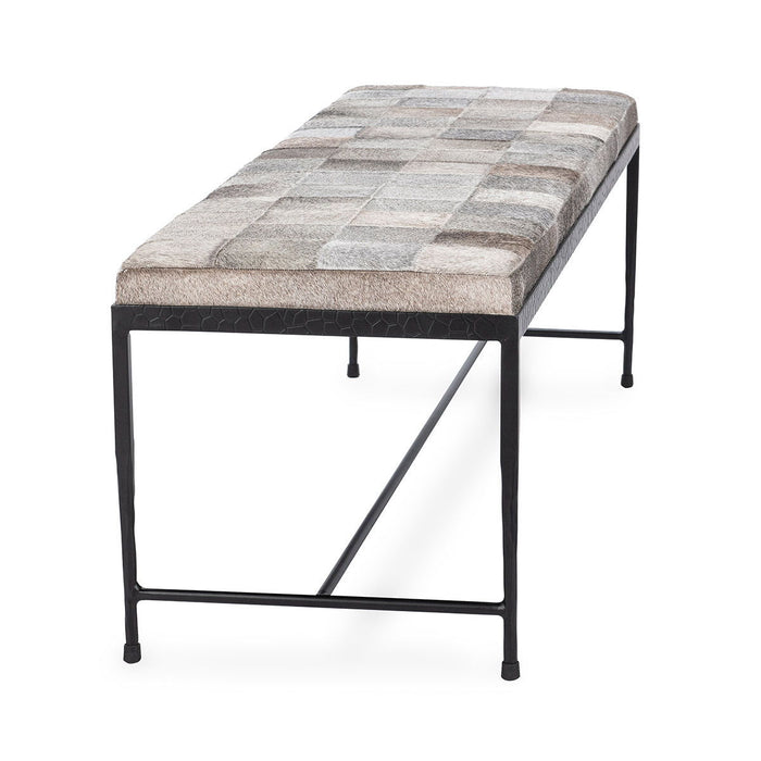 Achen - Hide 60" Bench