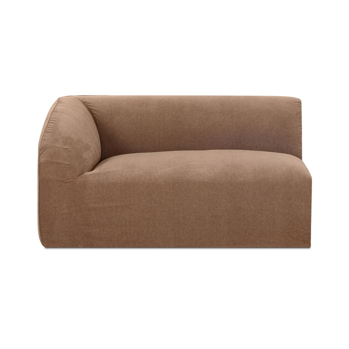 Isla - Left Arm Facing Corner Chair - Light Brown