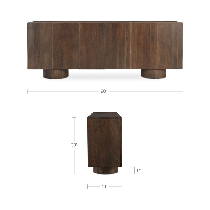 Hadley - TV Stand - Dark Brown