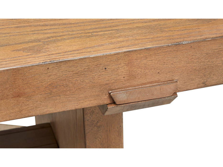 Lindon - Trestle Dining Table - Light Brown