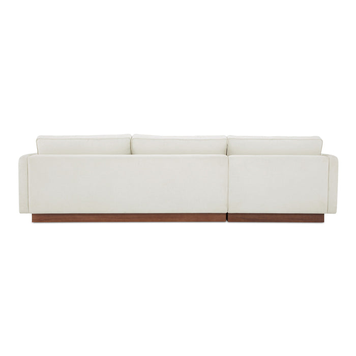 Vernon - Left Sectional - White