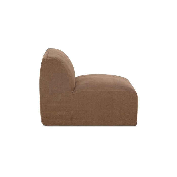 Isla - Armless Chair - Light Brown