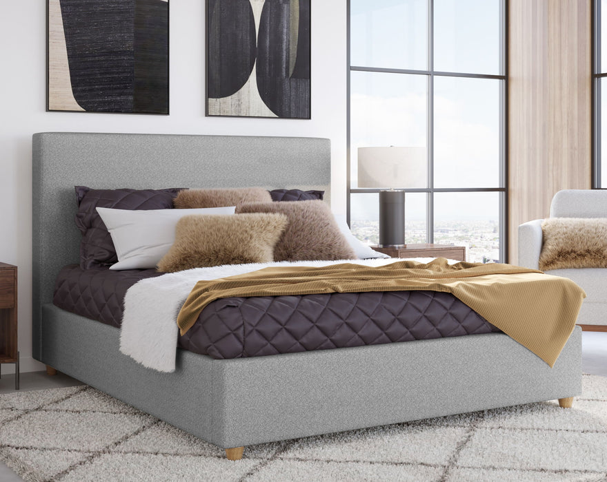 Olivia CKing Bed- Pewter