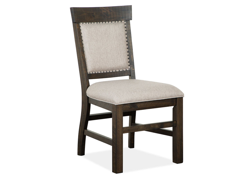 Bellamy - Dining Side Chair With Upholstered Seat & Back (Set of 2) - Peppercorn