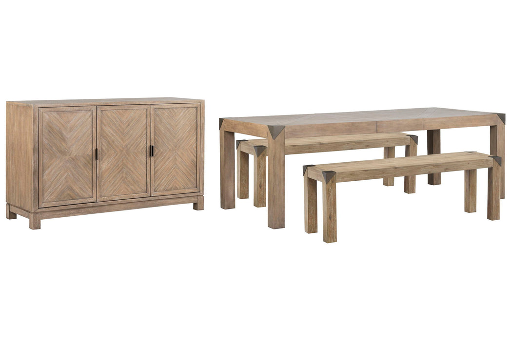 Ainsley - Extendable Rectangular Dining Table Set