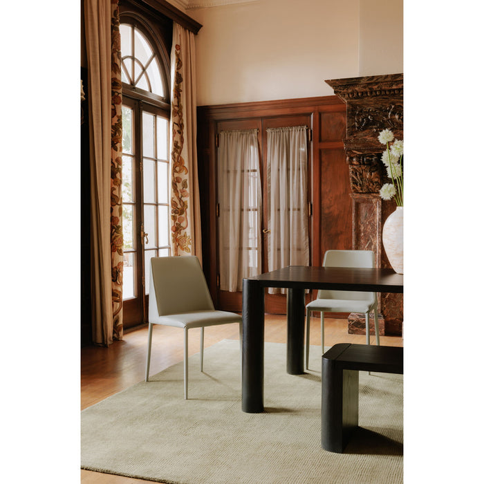 Post - Small Dining Table - Black Oak