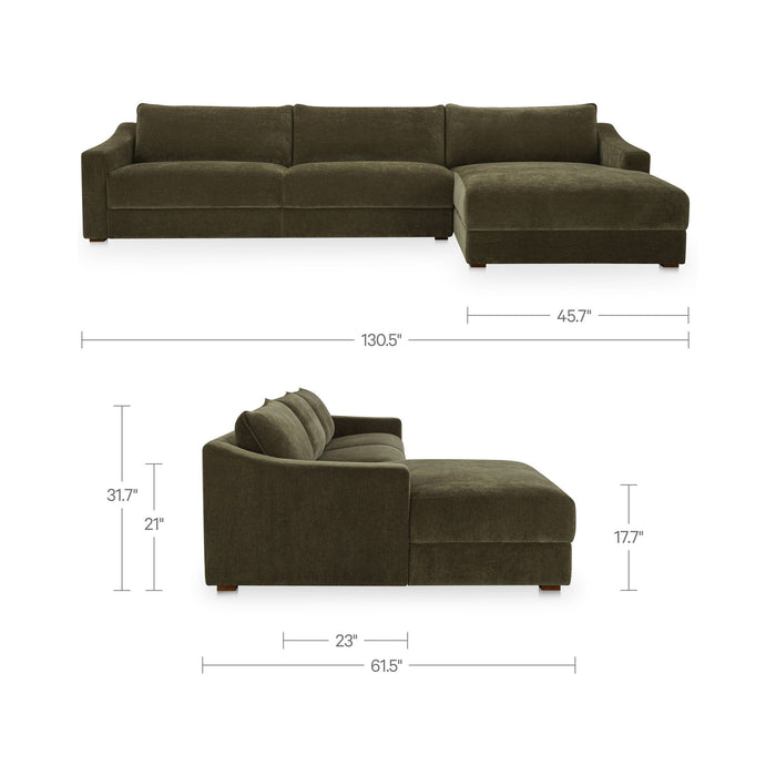 Farrow - Right Sectional - Cedar Green