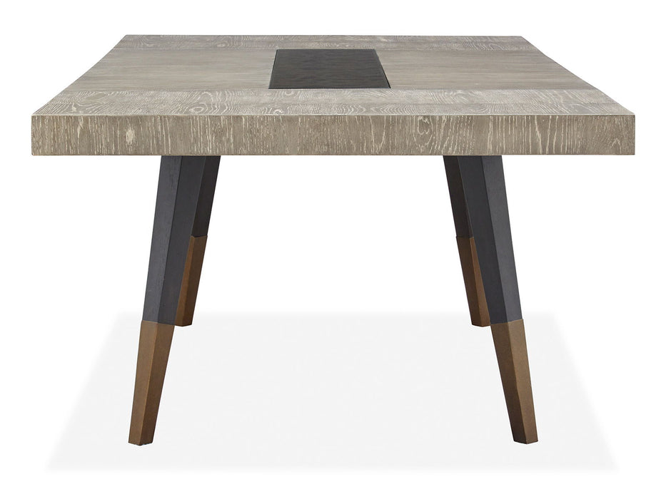 Ryker - Rectangular Dining Table - Nocturn Black And Coventry Gray