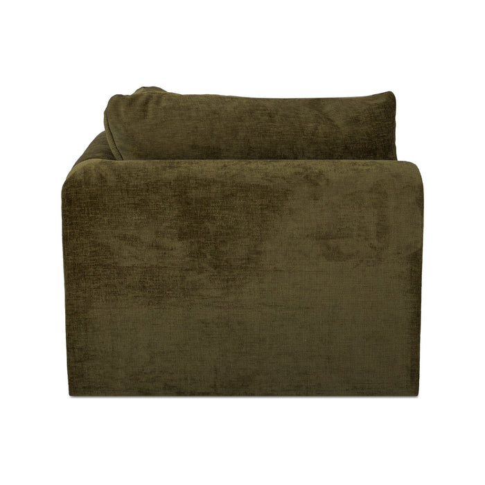 Swift - Corner Chair - Dark Green