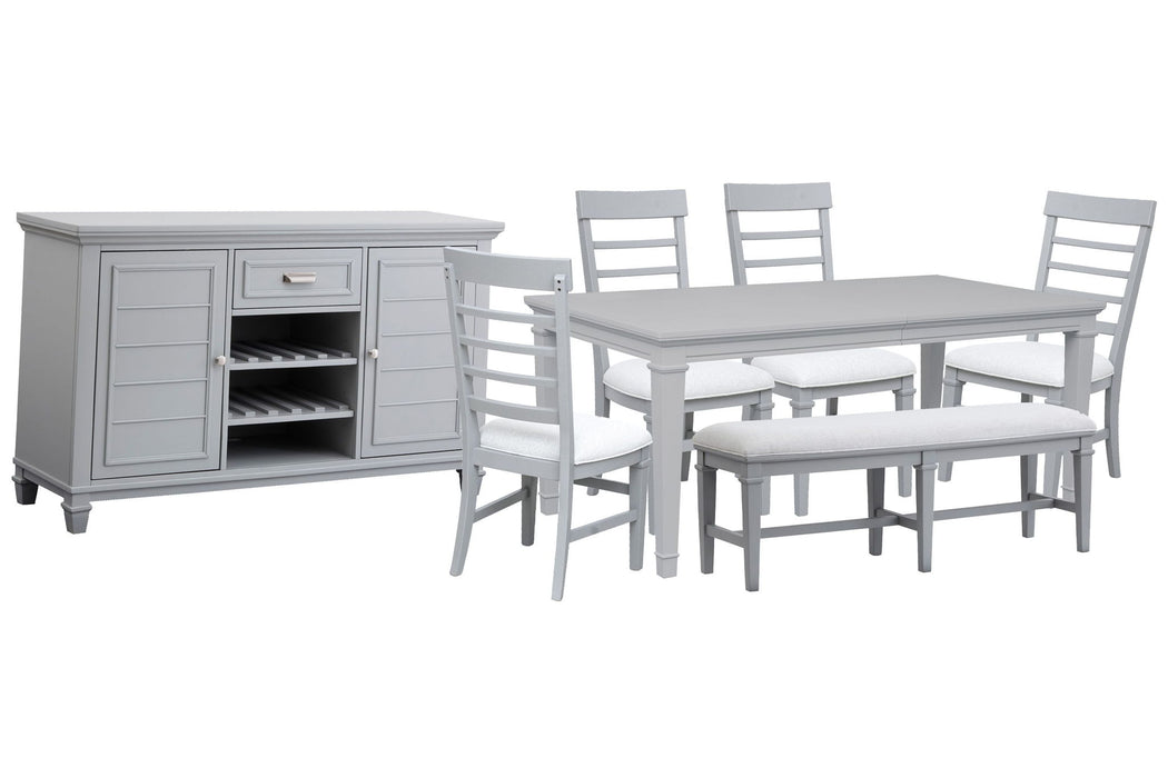 Charleston - Extendable Rectangular Dining Table Set