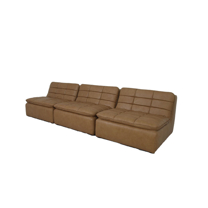 Lino - Armless Modular Sofa - Tan