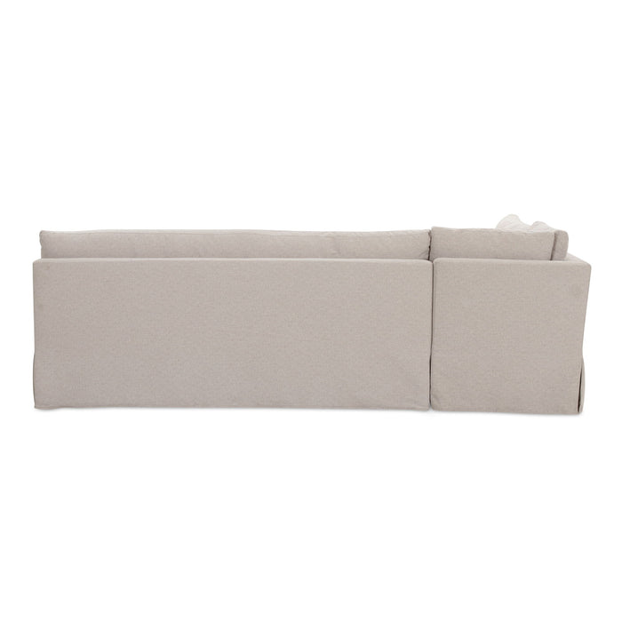 Fable - 3 Piece Slipcover Dining Banquette L-Shape - Beige
