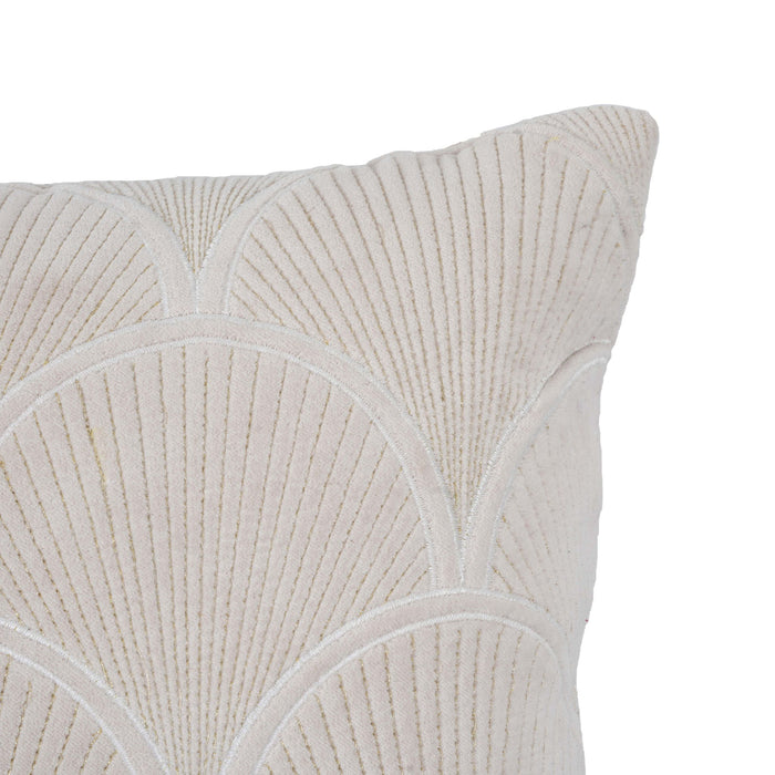 Destiny - Woven Cushion - White