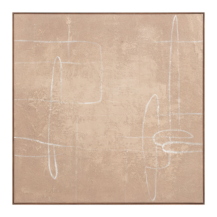 Notion - Canvas Art - Light Brown