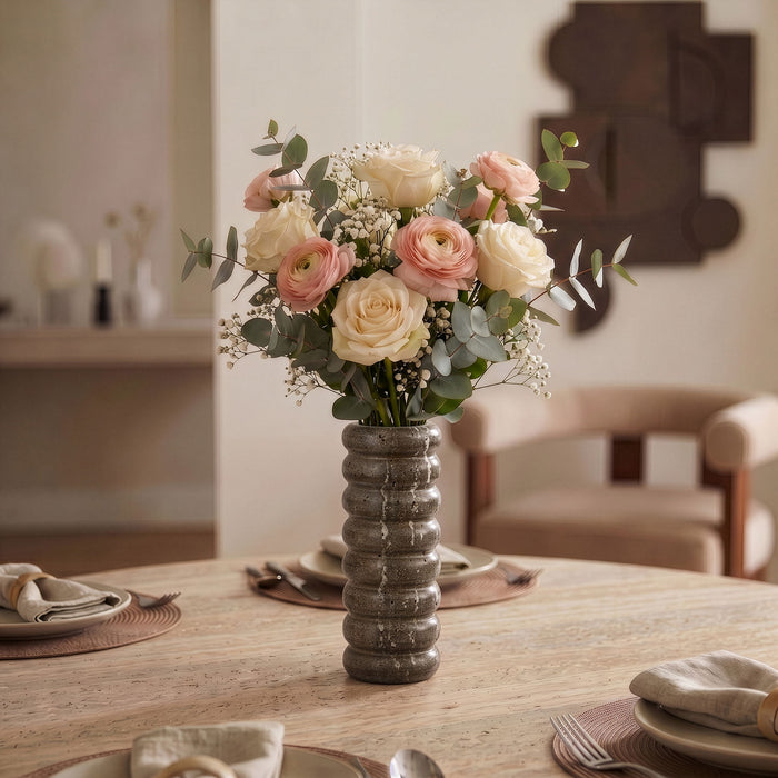 Rousse - Travertine Vase