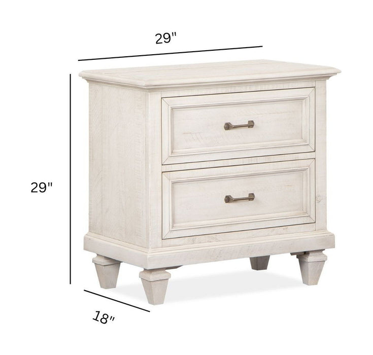 Newport - Drawer Nightstand - Alabaster