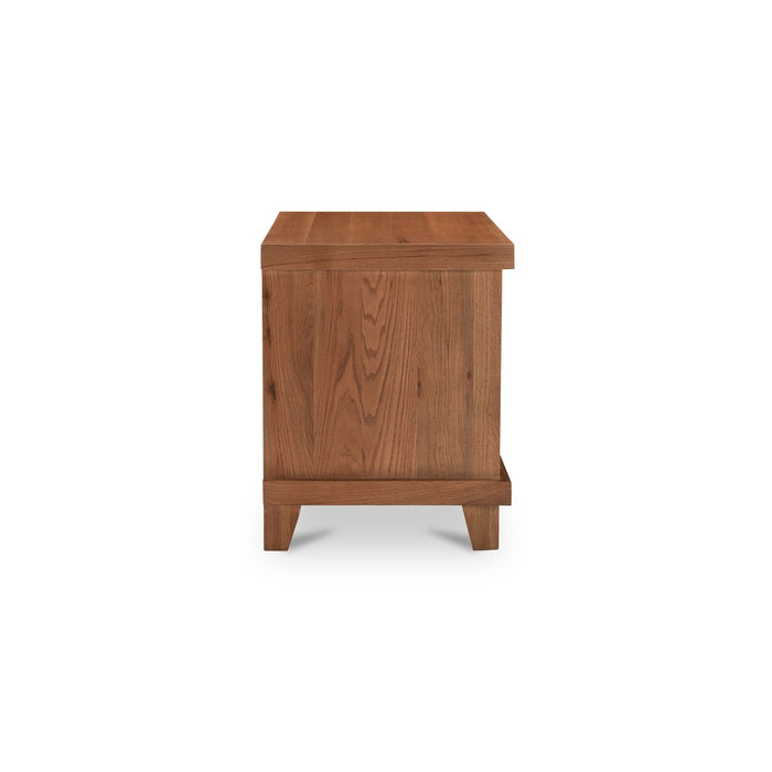 Enya - Nightstand - Red / Oak