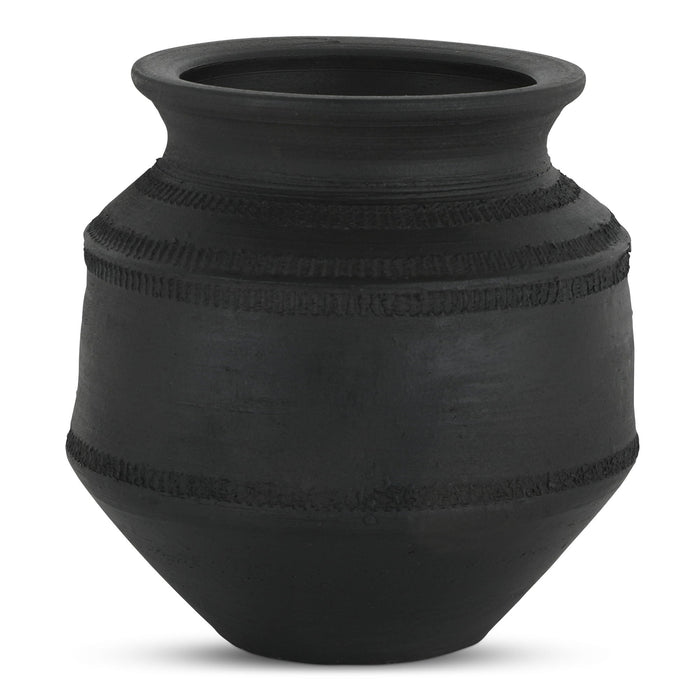 Astra - Terracotta Vessel - Black