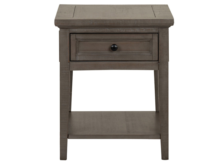 Paxton Place - Rectangular End Table - Dovetail Gray
