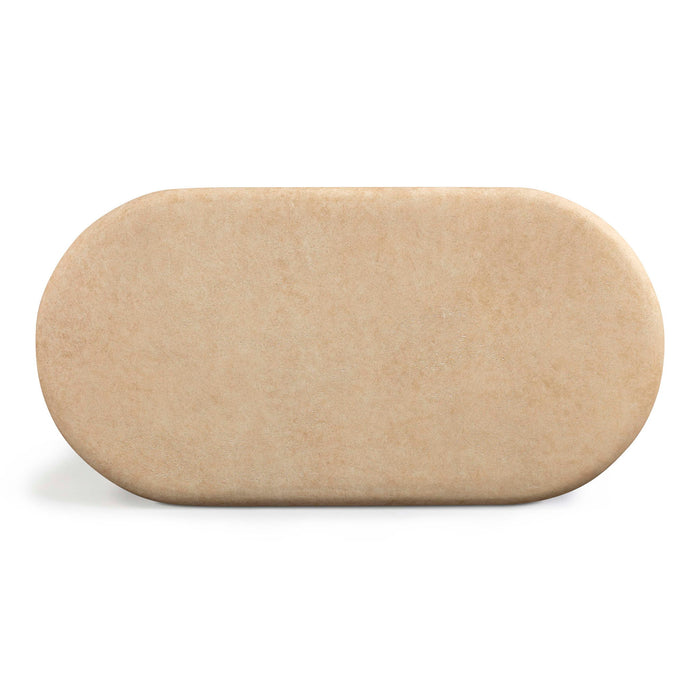 Surraya - Concrete Rounded Coffee Table