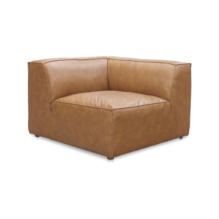 Form - Leather Corner Chair - Sonoran Tan