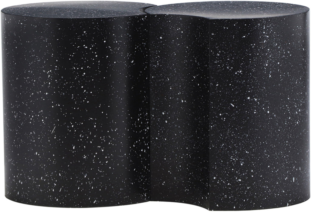 Dimple - 2 Piece Modular End Table - Terazzo Finish