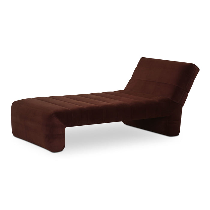 Verity - Chaise - Dark Brown